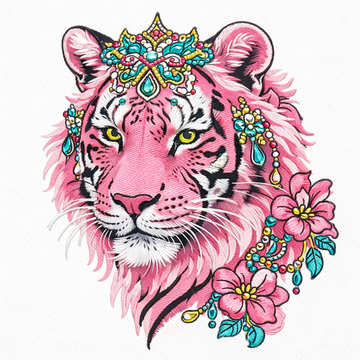 Projet perso tigre rose